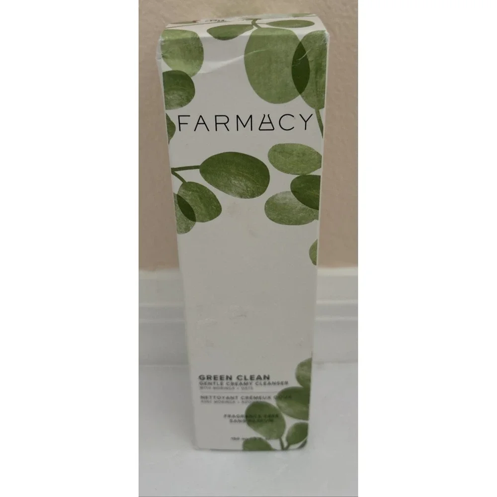 Farmacy Green Clean Gentle Creamy Cleanser With Moringa and Oats 5 Oz New